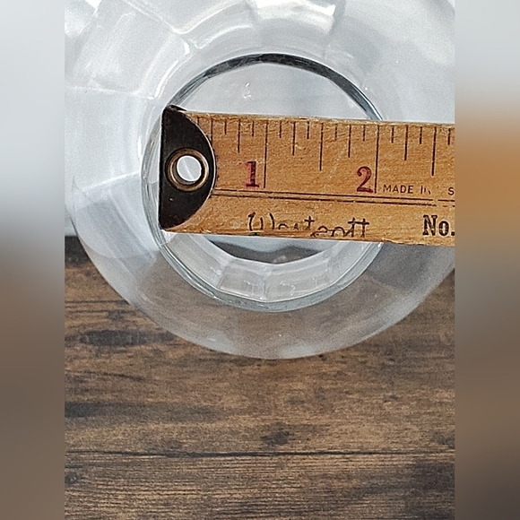 Bedside Carafe Clear Glass Vintage Tumble Up Glass Set Interior Vertical Design - Picture 12 of 17